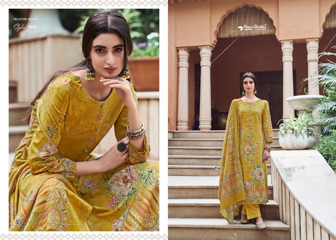 Mannat Vol 3 By Shree Shalika Cotton Embroidery Printed Salwar Kameez Wholesale Online